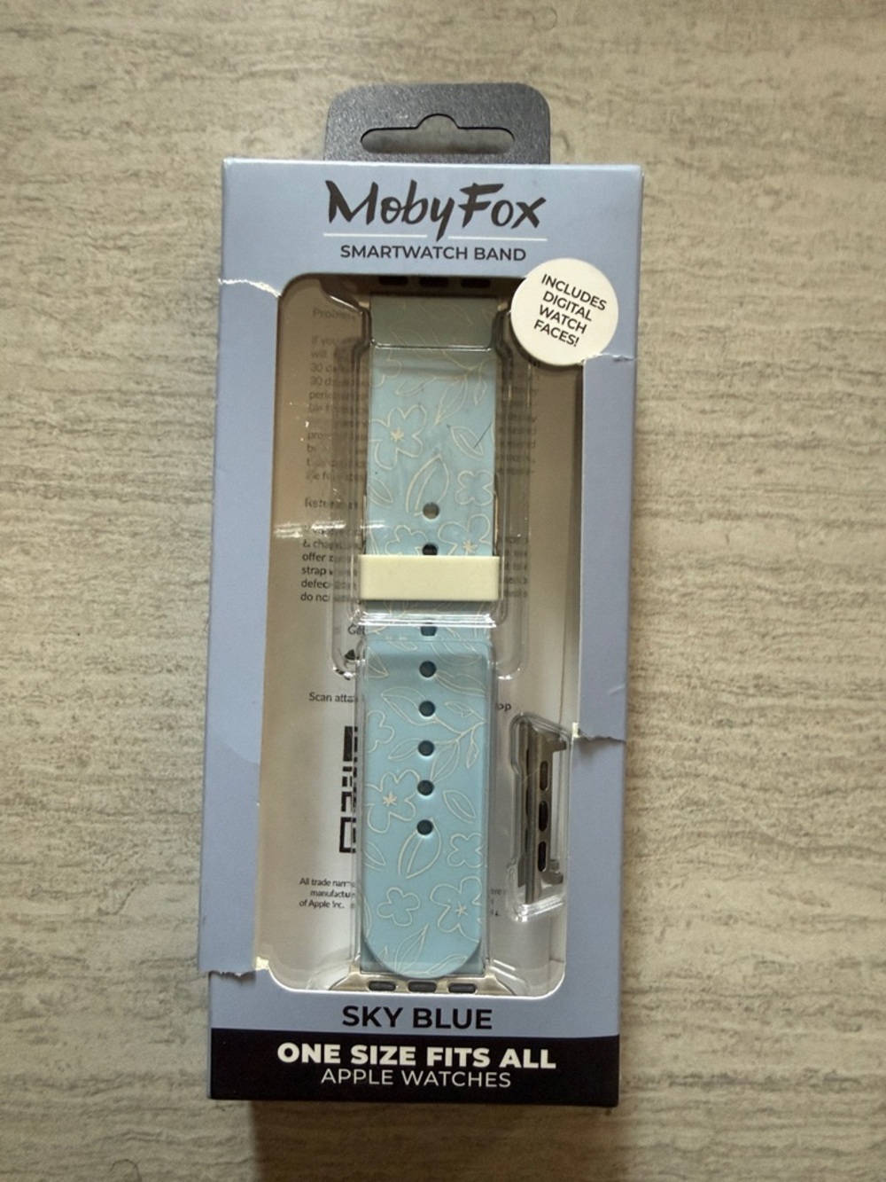 Sky Blue Smartwatch Band for Apple Watch